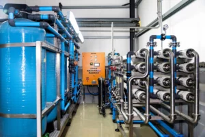 Industrial Water Treatment System Components.