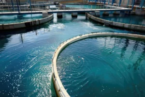 Water Treatment Solutions Showing An Open And Accessible Treatment Facility With Clean And Clear Water